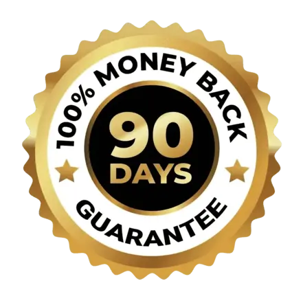 Audifort 90 day money back guarantee badge